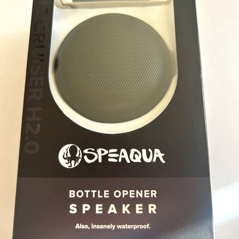 NIB! Speaqua Cruiser H2.0 Speaker with Bottle Opener